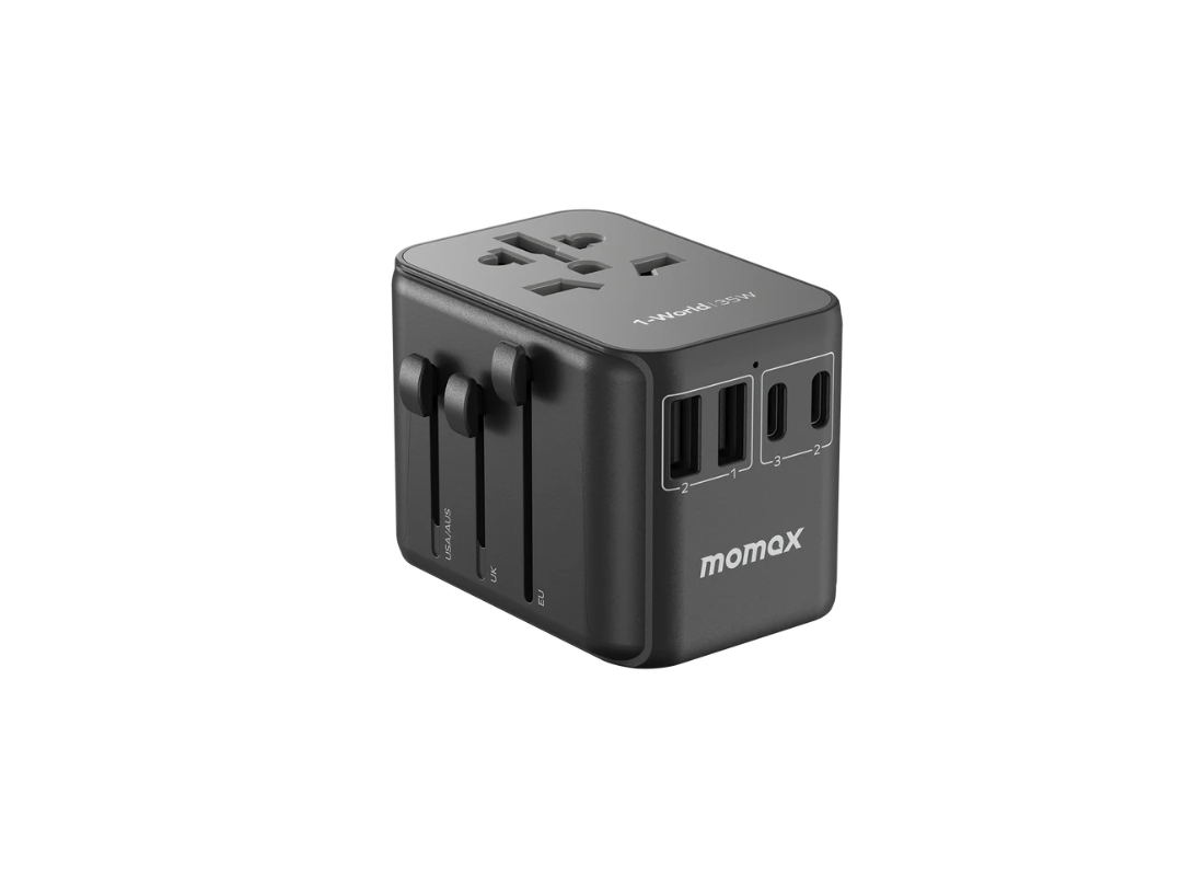 Buy Momax 1-World 5-Port Travel Charger 35W - Fast Charging in Qatar Buy Momax 1-World 5-Port Travel Charger 35W - Fast Charging in Qatar